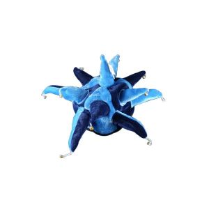 Sky Blue and Navy Jester Hat