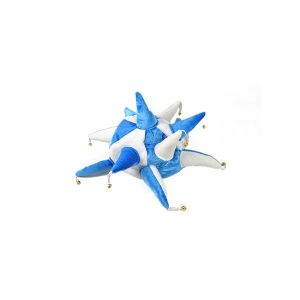 Sky Blue and White Jester Hat