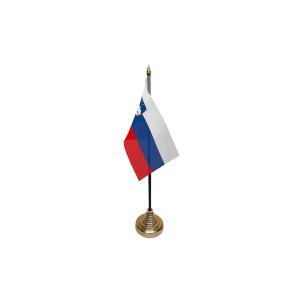 Slovenia Small Table Flag