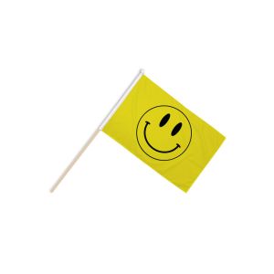 Smiley Face Hand Flags