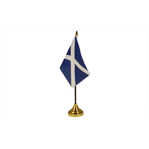 St Andrews (Navy Blue) Small Table Flag