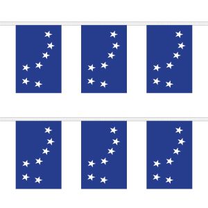 Starry Plough Royal Blue Rectangular Bunting