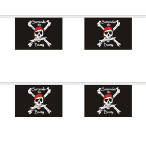 Surrender the Booty Horizontal Rectangular Bunting