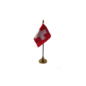 Switzerland Small Table Flag