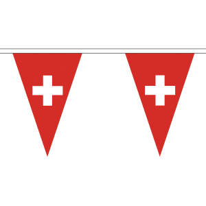Switzerland Triangle Bunting