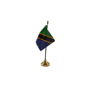 Tanzania Small Table Flag
