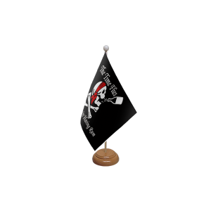 Time Flies When You Have Rum Wooden Table Flag