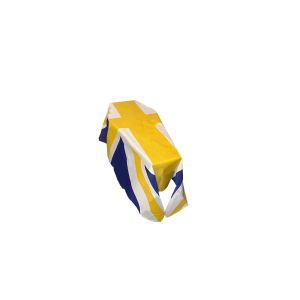 Union Jack Blue and Yellow Coffin Drape Flag