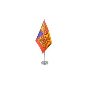 UK Royal Standard Satin Table Flag
