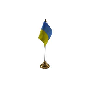 Ukraine Small Table Flag