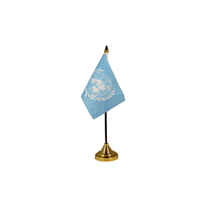 United Nations Small Table Flag
