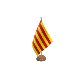 Valencia Wooden Table Flag