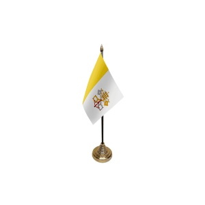 Vatican City Small Table Flag