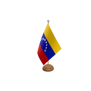 Venezuela 8 Stars Wooden Table Flag