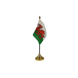 Wales Small Table Flag