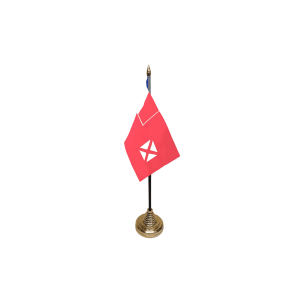 Wallis and Futuna Small Table Flag