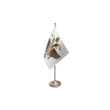 1st The Queens Dragoon Guards Satin Table Flag – 9x6in (22.5 x 15 cm)