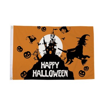 Halloween Orange Flag
