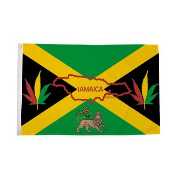 Jamaica Reggae Flag