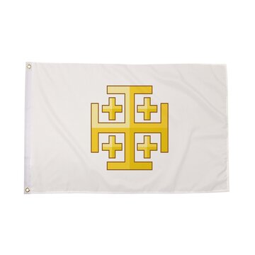 Jerusalem Cross Flag