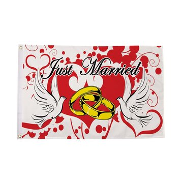 Just Married Flag