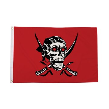 Red Skull Flag