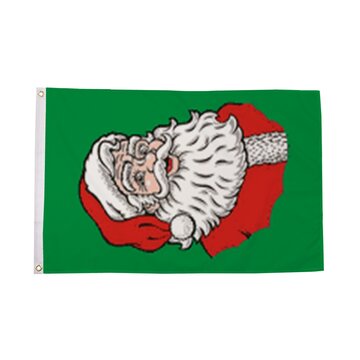 Santa Face Flag