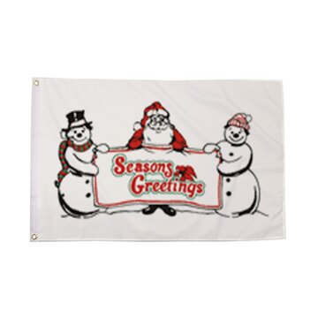 Seasons Greetings Flag