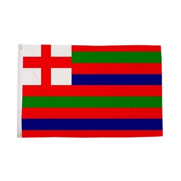 Striped Ensign Red/Green/Blue Flag