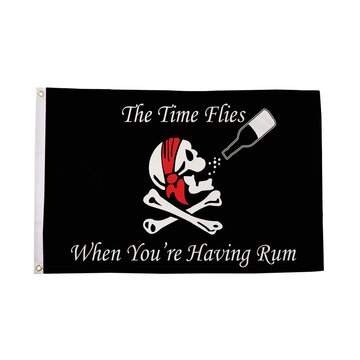 Time Flies When You Have Rum Flag