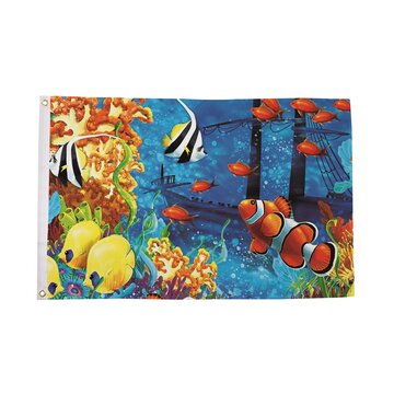 Underwater Scene Flag