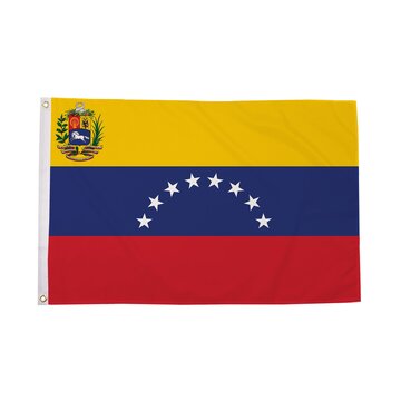 Venezuela (Crest) Flag
