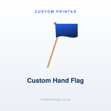 Custom Printed Small Hand Waving Flags