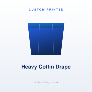 Heavy 210gsm Coffin Drape