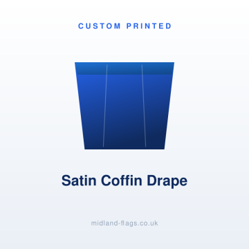 Satin Coffin Drape