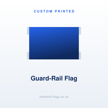 Custom Printed Crowd / Guard-Rail Flag