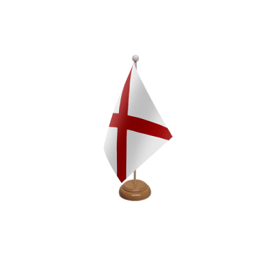 Alabama Wooden Table Flag – 9x6in (22.5 x 15 cm)