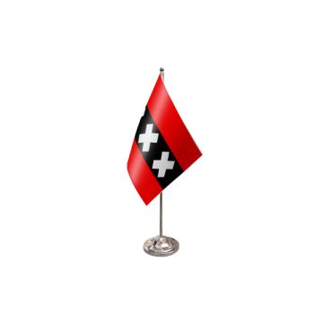 Amsterdam Satin Table Flag – 9x6in (22.5 x 15 cm)