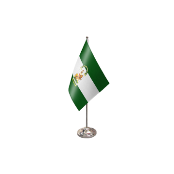 Andalusia Satin Table Flag – 9x6in (22.5 x 15 cm)
