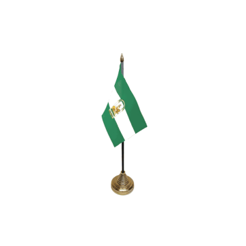 Andalusia Table Flag – 6x4in (15 x 10 cm)