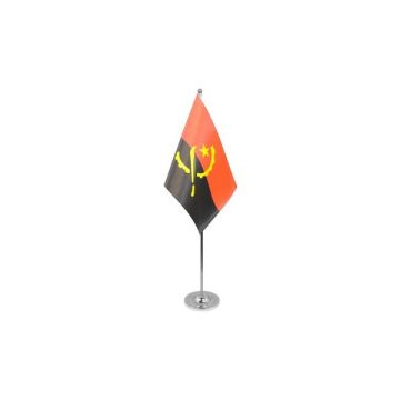 Angola Satin Table Flag – 9x6in (22.5 x 15 cm)