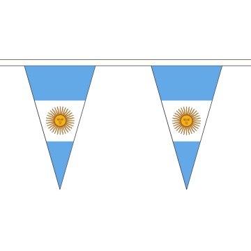 Argentina Small Triangle Bunting (5m Length)
