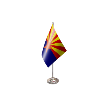 Arizona Satin Table Flag – 9x6in (22.5 x 15 cm)