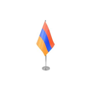 Armenia Satin Table Flag – 9x6in (22.5 x 15 cm)