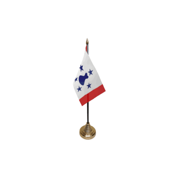 Austral Islands Small Table Flag – 6x4in (15 x 10 cm)