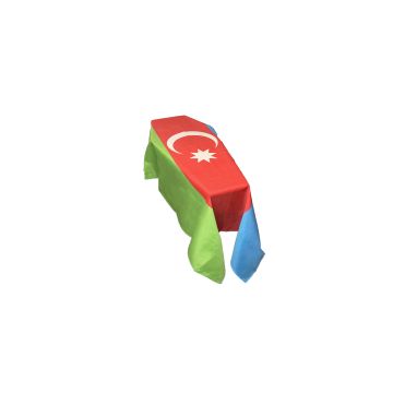 Azerbaijan Coffin Drape Flag