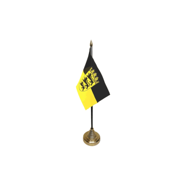 Baden-Wurttemberg Small Table Flag – 6x4in (15 x 10 cm)