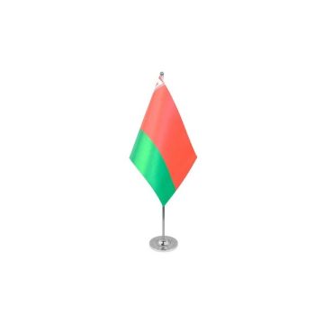 Belarus Satin Table Flag – 9x6in (22.5 x 15 cm)