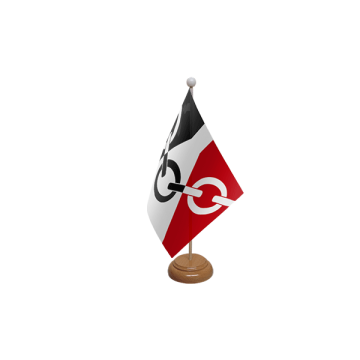 Black Country Wooden Table Flag – 9x6in (22.5 x 15 cm)