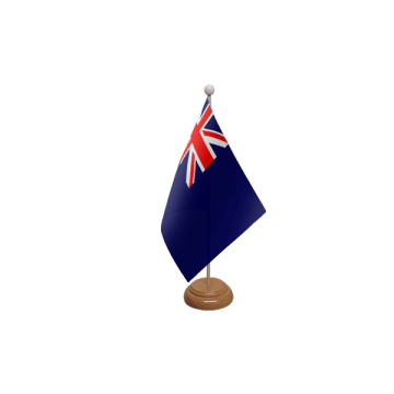 Blue Ensign Wooden Table Flag – 9x6in (22.5 x 15 cm)